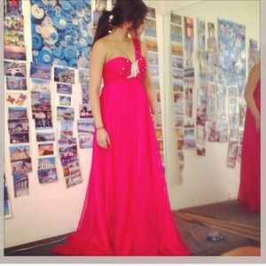 Pink Prom homecoming dress